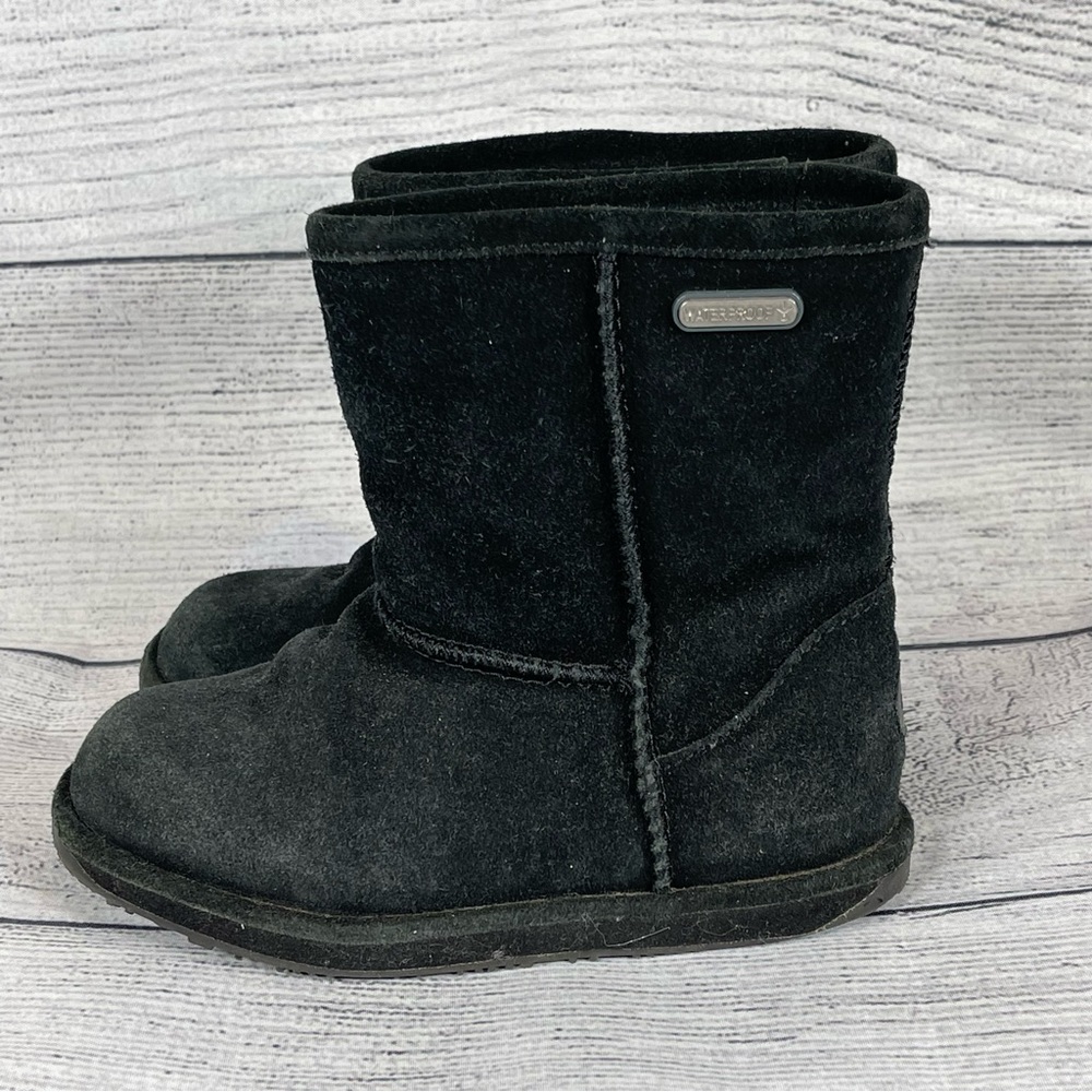 EMU Australia Brumby Lo Black Waterproof Winter Boots Sz 11